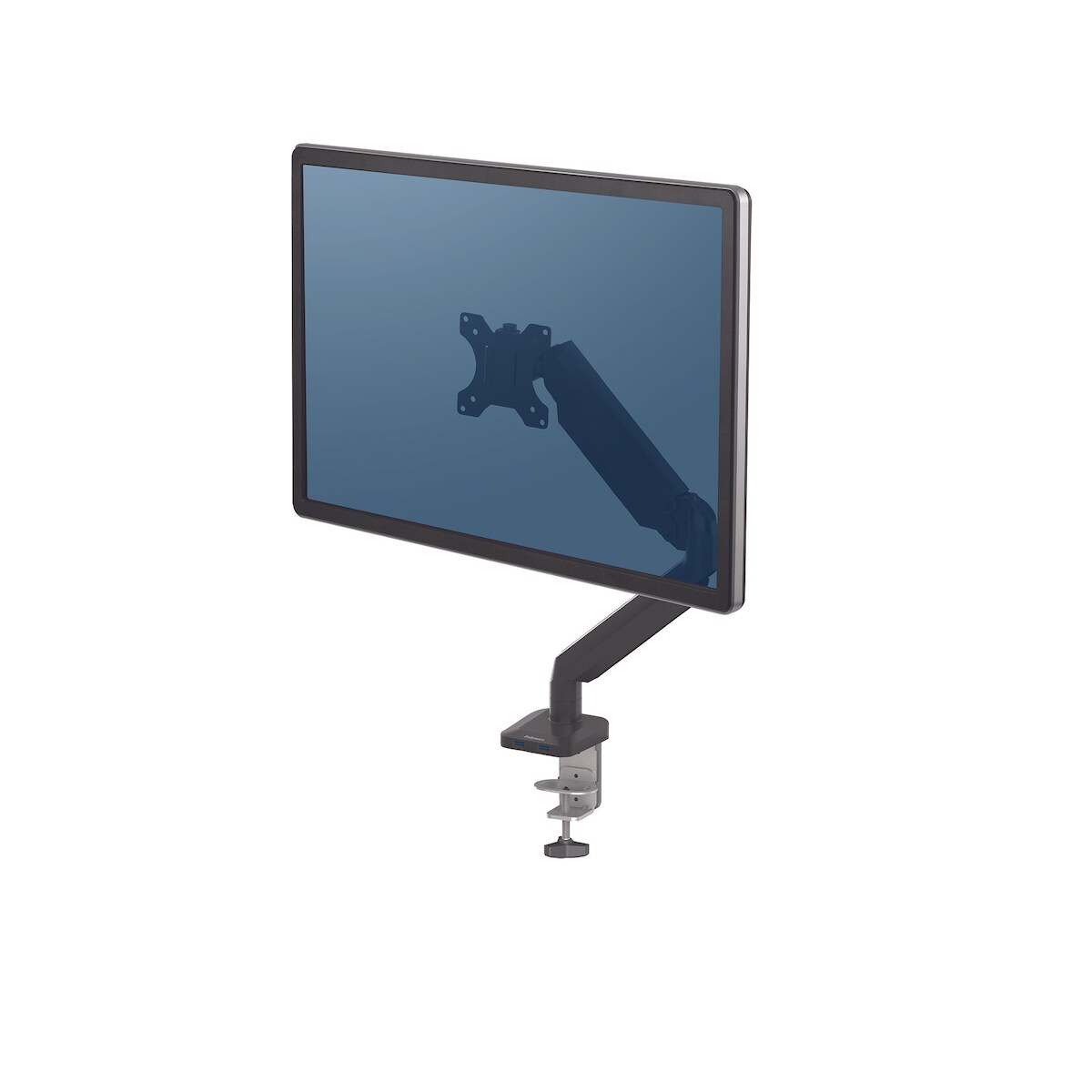 Fellowes 8043301 Flachbildschirm-Tischhalterung 76,2 cm (30 Zoll) Freistehend Schwarz Image