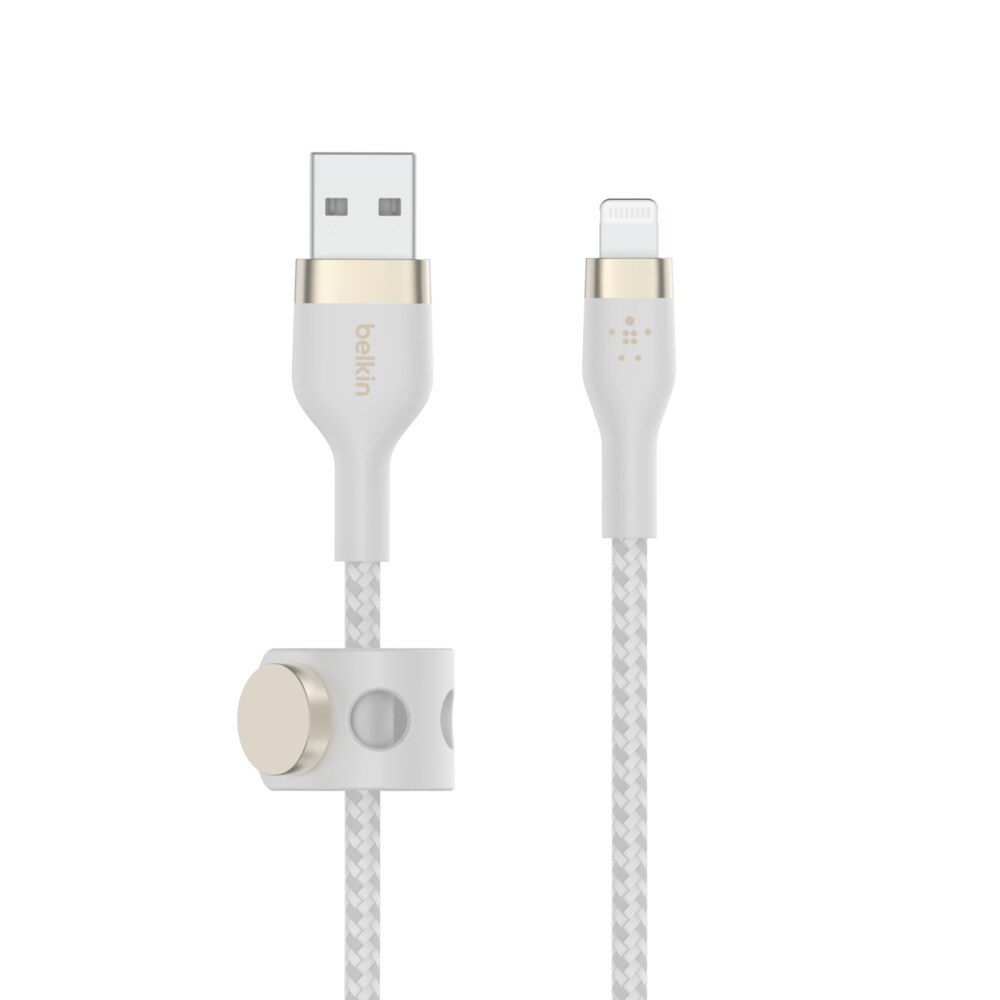 Belkin CAA010BT1MWH USB Kabel 1 m USB A USB C/Lightning Weiß Image
