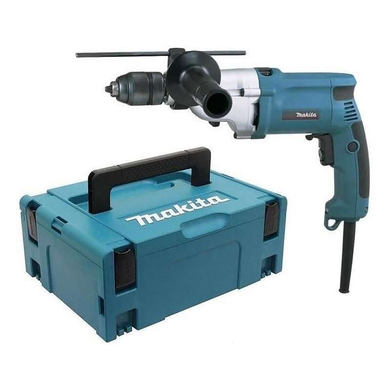MAKITA MACHINES Makita HP2071J Bohrmaschine 2900 RPM Ohne Schlüssel 2,5 kg Schwarz, Blau, Silber Image