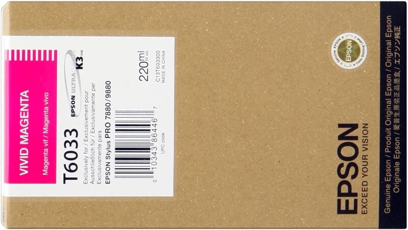 Epson Original T6033 Druckerpatrone magenta 220ml (C13T603300) Image
