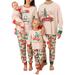 Christmas Family Matching Pajamas Set Car Christmastree Top Pants 2PCS Sleepwear Xmas PJs Outfits