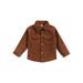 Seyurigaoka Baby Kid Corduroy Coat Long Sleeve Casual Daily Fall Jacket Outwear