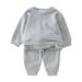BJUTIR Baby Boys Casual Outfit Sets Wear Kids Knitted Outfits Ribbed Set Baby Tracksuit Clothes Sports Toddler Sweatshirt+Pants 2Pcs Girls Boys Boys Outfits&Set