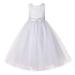 Ekidsbridal Lace Tulle Tutu Flower Girl Dress Formal Evening Gown Wedding Reception Birthday Party Social Event 188 10