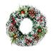 Pine Cone Grapevine Glitter Wreath With Bells Christmas Reef For Front Door Porch Decorations Not Just For Xmas And New Year 40cm