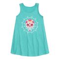 Barbie - Dia Los Muertos Skull - Toddler and Youth Girls A-line Dress