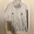 Adidas Jackets & Coats | Adidas Real Madrid Track Jacket | Color: Black/White | Size: Xxl