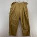 Anthropologie Pants & Jumpsuits | Anthropologie Womens Pants Size 30 High Waisted Cropped Straight Leg Tan | Color: Brown | Size: 30