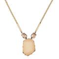 Kate Spade Jewelry | Kate Spade Set In Stone Long Statement Pendant Necklace | Color: Gold/Orange | Size: Os