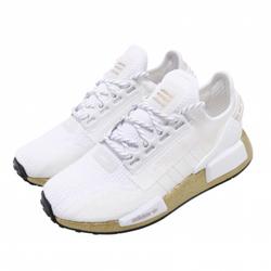 Adidas Shoes | Adidas Originals Nmd_r1 V2 Women's Running Casual Shoes Fw5450 White/Gold Sz 8.5 | Color: Gold/White | Size: 8.5