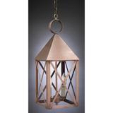 Northeast Lantern York 19 Inch Tall 2 Light Outdoor Hanging Lantern - 7042-AB-LT2-CLR