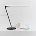 Brightech Libra 39 in. Dimmable LED Industrial Desk Lamp w/ USB Port & Adjustable Lamp Head Metal in Black | 20 H x 8 W x 8 D in | Wayfair