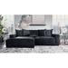 Black Sectional - Home by Sean & Catherine Lowe Madison 108" Wide Left Hand Facing Sofa & Chaise Polyester | 29 H x 108 W x 48 D in | Wayfair