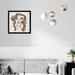 Antonia by Oliver Gal - Picture Frame Graphic Art Paper in Brown/White | 22 H x 22 W x 0.8 D in | Wayfair 42768_20x20_PAPER_FLAT