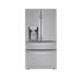LG 36" French Door Refrigerator 30 cu. ft. Smart Refrigerator, Stainless Steel in Gray | 69.125 H x 35.75 W x 35.75 D in | Wayfair LRMDS3006S