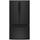 GE GNE27J 36 Inch Wide 27 Cu. Ft. Energy Star Rated French Door Refrigerator with Quick Space Shelf and Turbo Cool Black Refrigeration Appliances Full