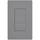 Lutron CA-6PF Claro Designer Six Port Blank Frame Grey Wall Controls Wall Plates Rocker / GFI