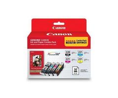 Canon PGI-5/CLI-8 Combo Pack with PP-201 Paper Plus Glossy II - 0628B027