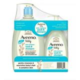 Aveeno 2-in-1 Baby Wash and Shampoo with Natural Oat Extract (33 fl. oz. and 12 fl. oz.)