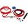 Stinger - 4000 Series 4GA Power Amplifier Wiring Kit for Car Audio Systems up to 1500W/150A - Red