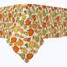 East Urban Home Rectangular Tablecloth, 100% Cotton, 60" x 120", Bold Autumn Pumpkins Cotton in Gray/Green/Orange | 120 W x 60 D in | Wayfair