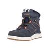 Stiefel ZIGZAG "Rincet", Gr. 24, blau (blau, orange), Polyurethane, Kunstfaser, casual, Schuhe, mit praktischem Schnellschnürsystem