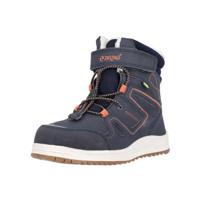 Stiefel ZIGZAG "Rincet" Gr. 24, blau (blau, orange) Schuhe mit praktischem Schnellschnürsystem