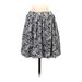 LC Lauren Conrad Casual Skirt: Gray Print Bottoms - Women's Size X-Small