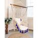 Dakota Fields Chair Hammock Cotton in Brown | 58 H x 44 W x 44 D in | Wayfair 471B4EBB4B6541759FBD168725B3AAA0