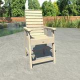 Weatherly Eco-friendly Outdoor Armchair - Counter-height