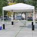 10' x 10' Pop Up Canopy Tent and 6 Ft. Bi-Fold Table with Wheeled Case