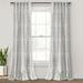 Lush Decor Hygge Modern Arrow Linen Look Window Curtain Panels - Black/White - 40 x 84