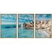 wall26 Framed Canvas Print Wall Art Set Coastal Italian Cityscape Nature Wilderness Photography Realism Rustic Scenic Relax/Calm Multicolor for Living Room Bedroom Office - 24 x36 x3 Natu