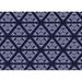 Ahgly Company Machine Washable Indoor Rectangle Transitional Periwinkle Purple Area Rugs 7 x 9