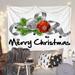 Christmas Tapestry for Christmas Party Home Happy New Year Wall Decoration(100*75cm)