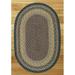 Brown-Black-Charcoal Jute Braided Rug