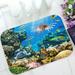 ABPHQTO Tropical Fish On A Coral Reef Doormat Entrance Rug Area Rug Floor Mat Home Decor 23.5x16.7 Inch