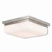 3 Light Coastal Steel Ada Wall Sconce with Satin Opal White Glass-3.88 inches H By 11 inches W-Brushed Nickel Finish Bailey Street Home