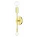 1 Light Wall Sconce in Contemporary Style 5 inches Wide By 14 inches High-Satin Brass Finish Bailey Street Home 218-Bel-4188414