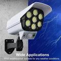 Prettyui 77 LED Solar Light PIR Motion Sensor LED Wall Lamp Garden Outdoor Fake Camera