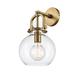 410-1W-BB-8CL-Innovations Lighting-Newton-One Light Wall Sconce-8 Inches Wide by 14.5 Inches High