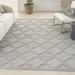 Nourison Easy Care 8 x 10 Silver Grey Indoor/Outdoor Rug