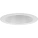 6 Satin White Recessed Splay Baffle Trim for 6 Housing (P806N series)