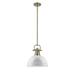 Golden Lighting Duncan 1 Light Pendant with Rod