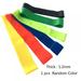 1Pc 1.2mm Yoga Resistance Band Indoor Outdoor Fitness Strength Training Latex Elastic Resistance Strap