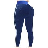 Pants for Women Womens Joggers Women Scrunch Butt Lifting Workout Leggings Textured High Waist Cellulite Compression Yoga Pants Tights Women s Pants Workout Leggings for Women Blue M