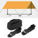 Camping Tent Rod Holder Outdoor Windproof Awning Poles Stand Portable Tent Fixed Buckle Strap Tarp Poles Fixator for Fishing Camping Hiking