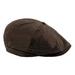 Pgeraug Berets Classic Beret News Flat Cap Casual Golf Cabbie Hats for Women Coffee