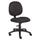 Boss Office Products Black Contemporary Ergonomic Adjustable Height Swivel Upholstered Task Chair | B9090-BK