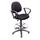 Boss Office Products Black Contemporary Ergonomic Adjustable Height Swivel Upholstered Drafting Chair | B1617-BK